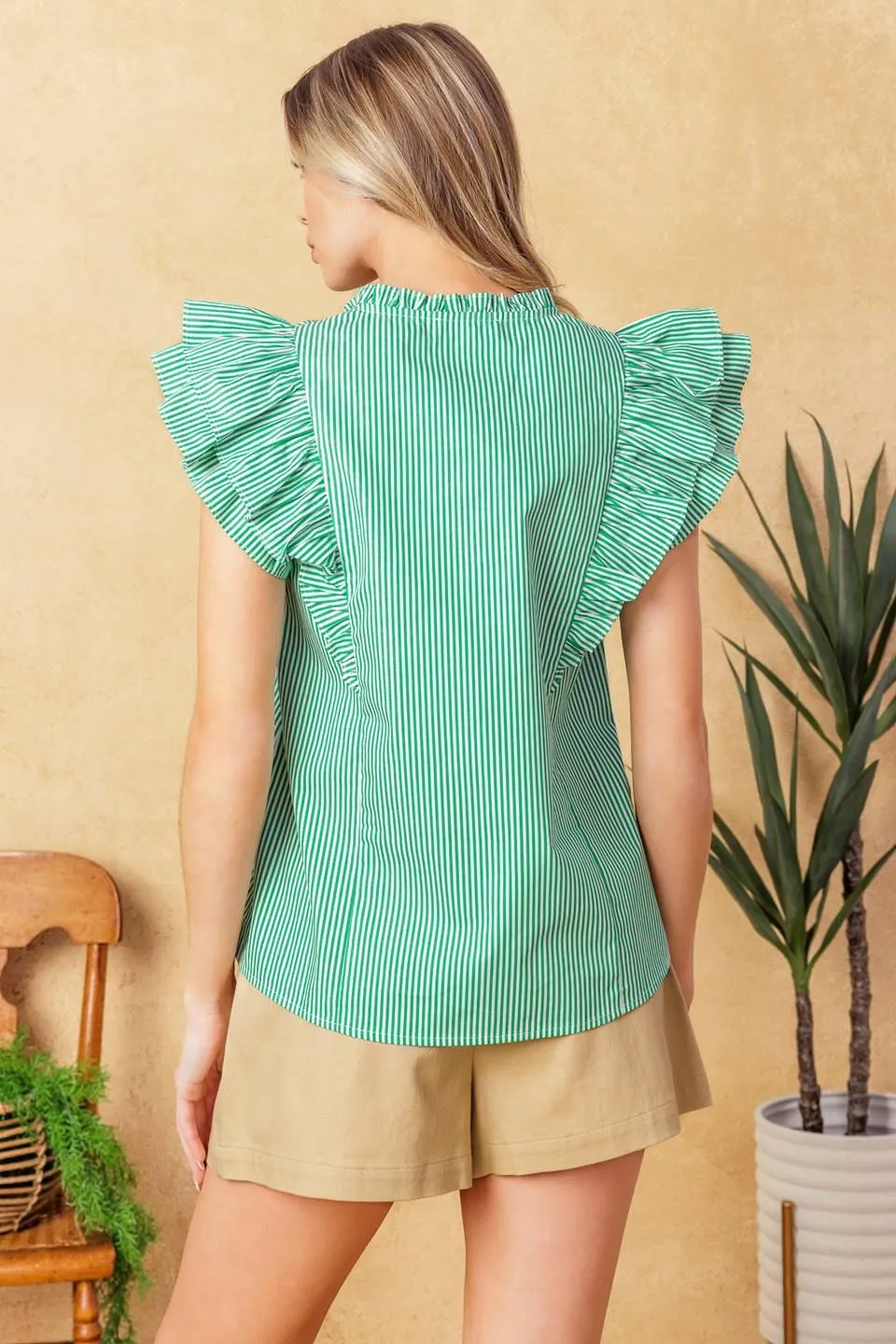 Riviera Retreat Woven Top sold by Zulily product image thumbnail 2