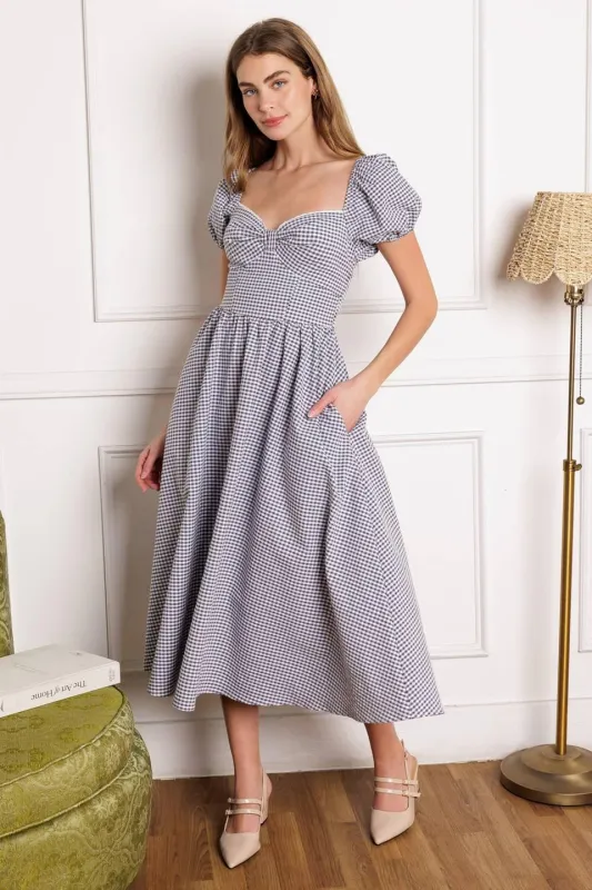 It's My Day Woven Midi Dress made by Flying Tomato