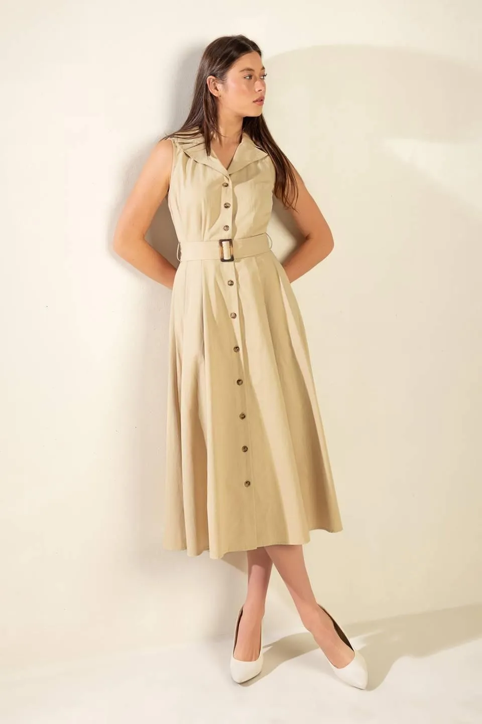 Ideal Approach Woven Midi Dress sold by Zulily