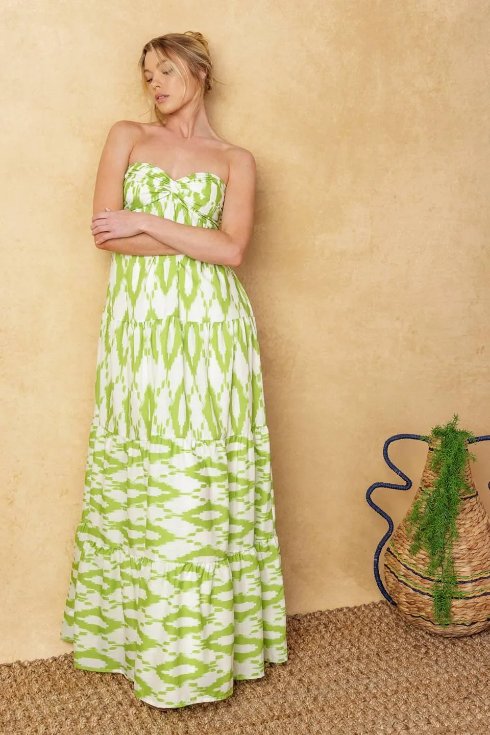 Petals of Time Woven Maxi Dress sold by Zulily