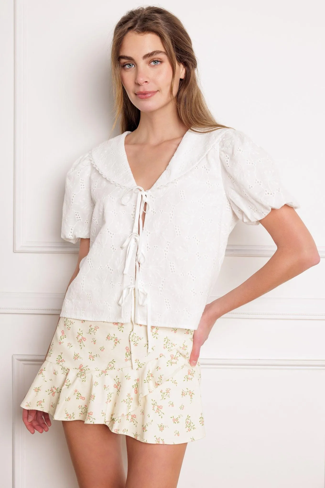What Will Be Eyelet Woven Top sold by Zulily product image thumbnail 4