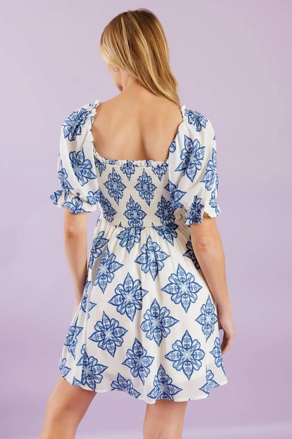 Through the Garden Woven Mini Dress sold by Zulily product image thumbnail 4