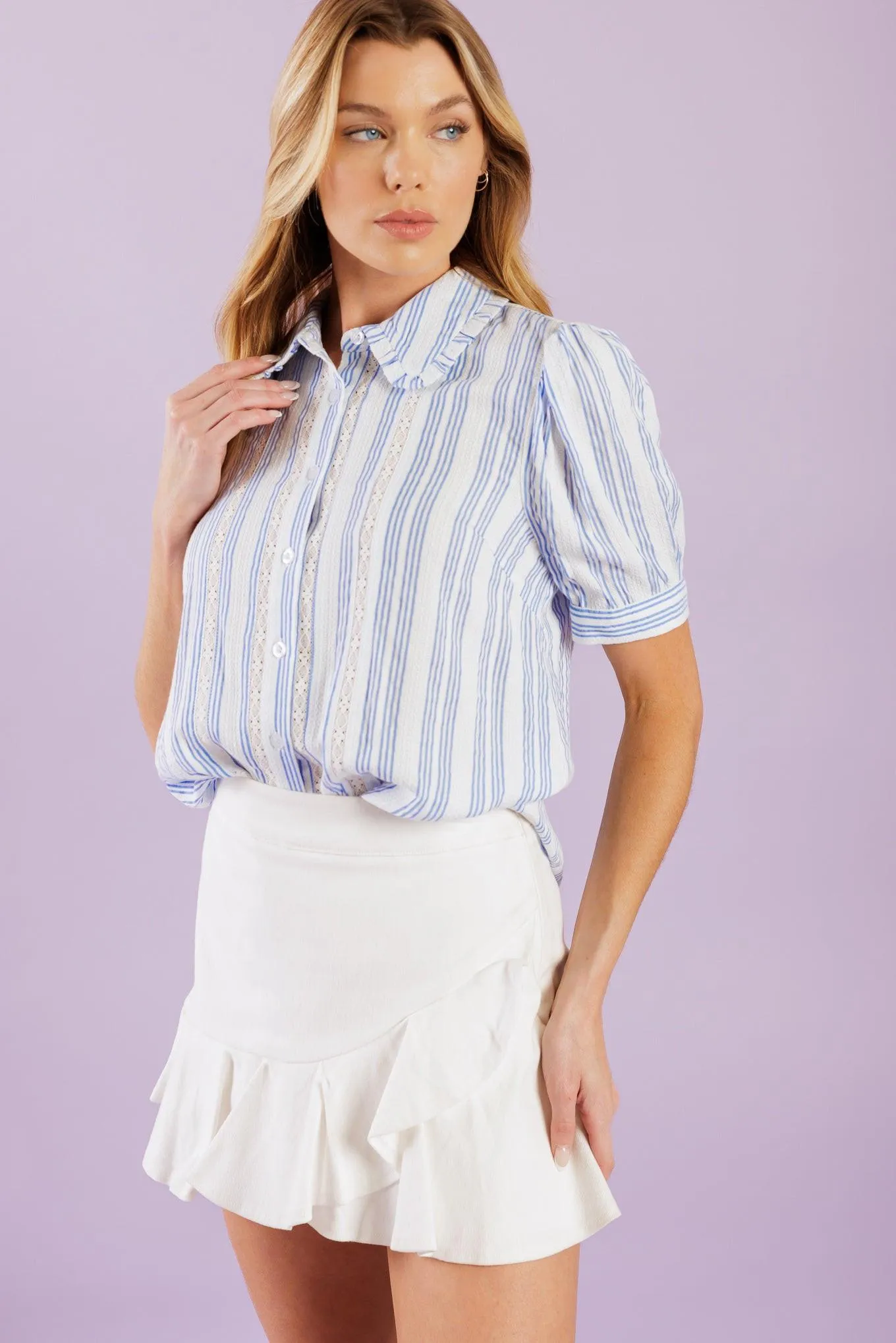 Love Letters Woven Top sold by Zulily