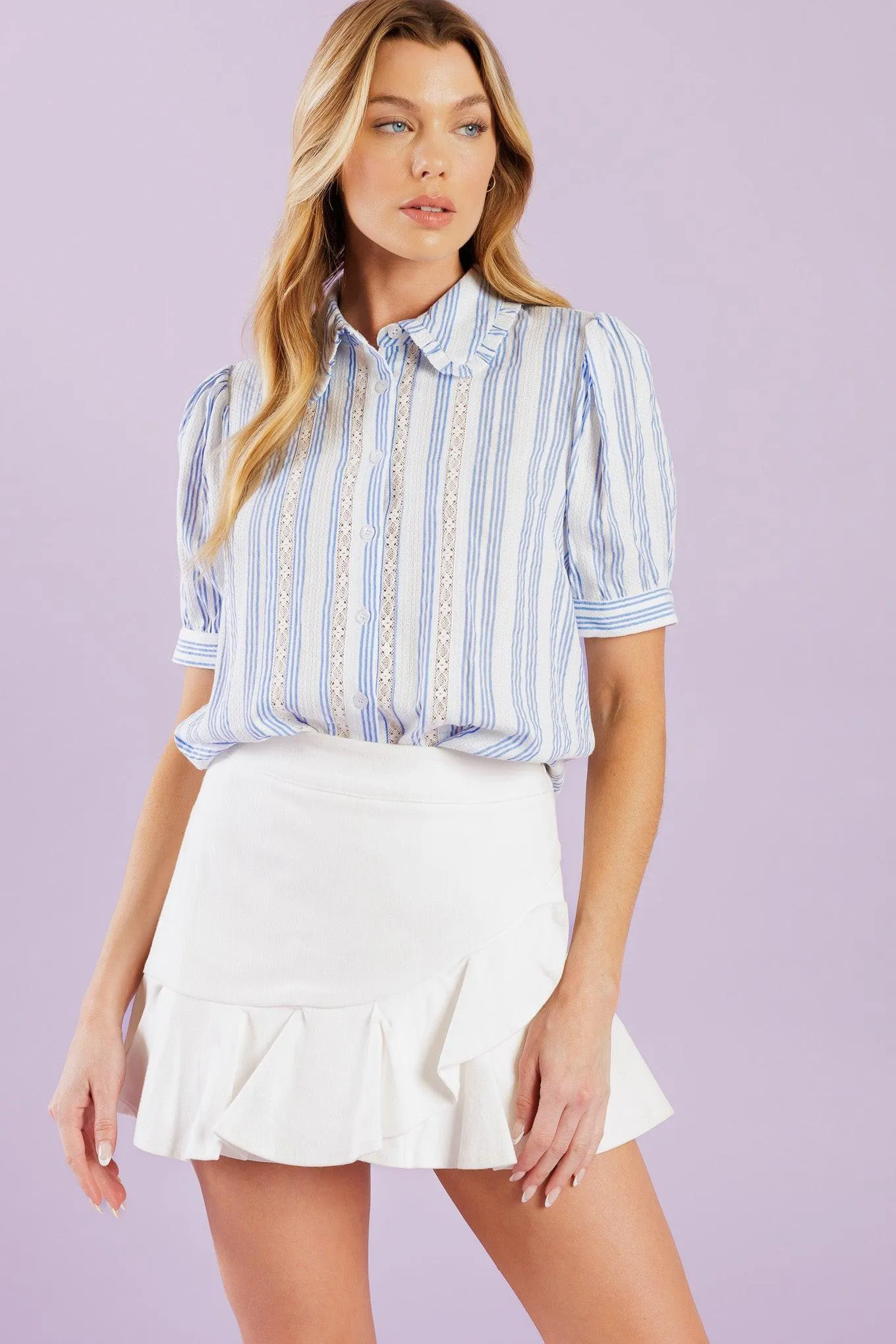 Love Letters Woven Top sold by Zulily product image thumbnail 3