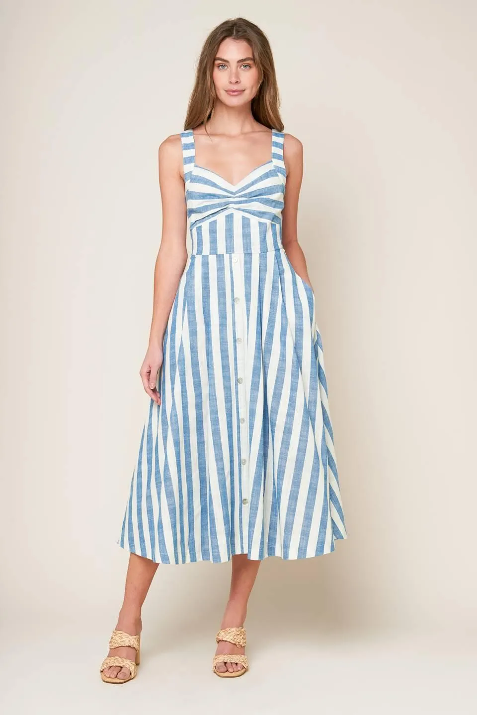 Lush With Life Woven Midi Dress sold by Zulily product image thumbnail 3