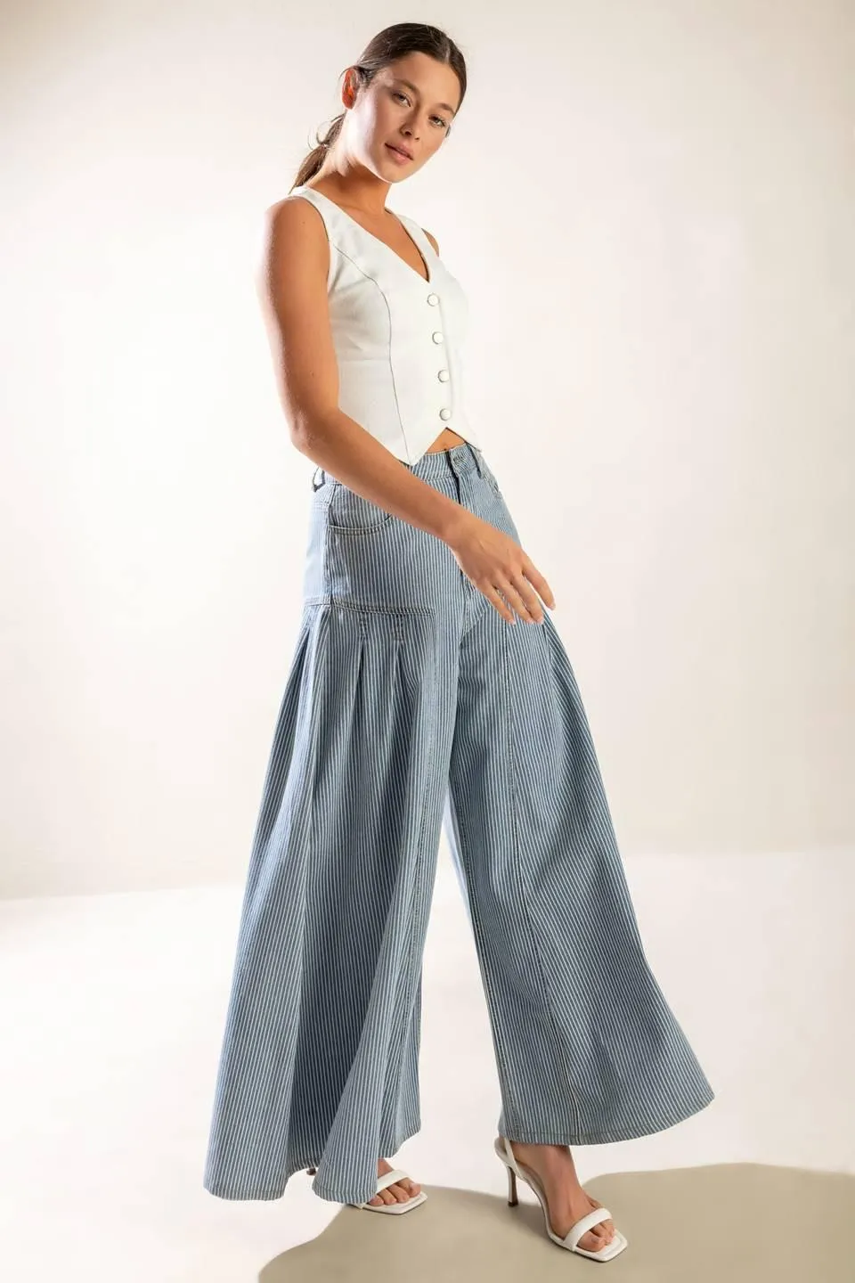 The Lily's Secret Denim Vest sold by Zulily product image thumbnail 4