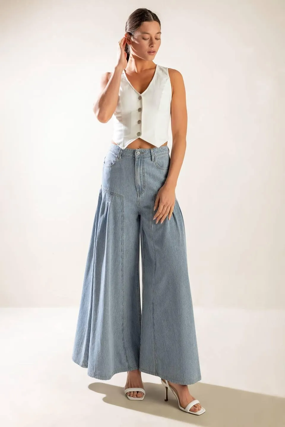 The Lily's Secret Denim Vest sold by Zulily product image thumbnail 3
