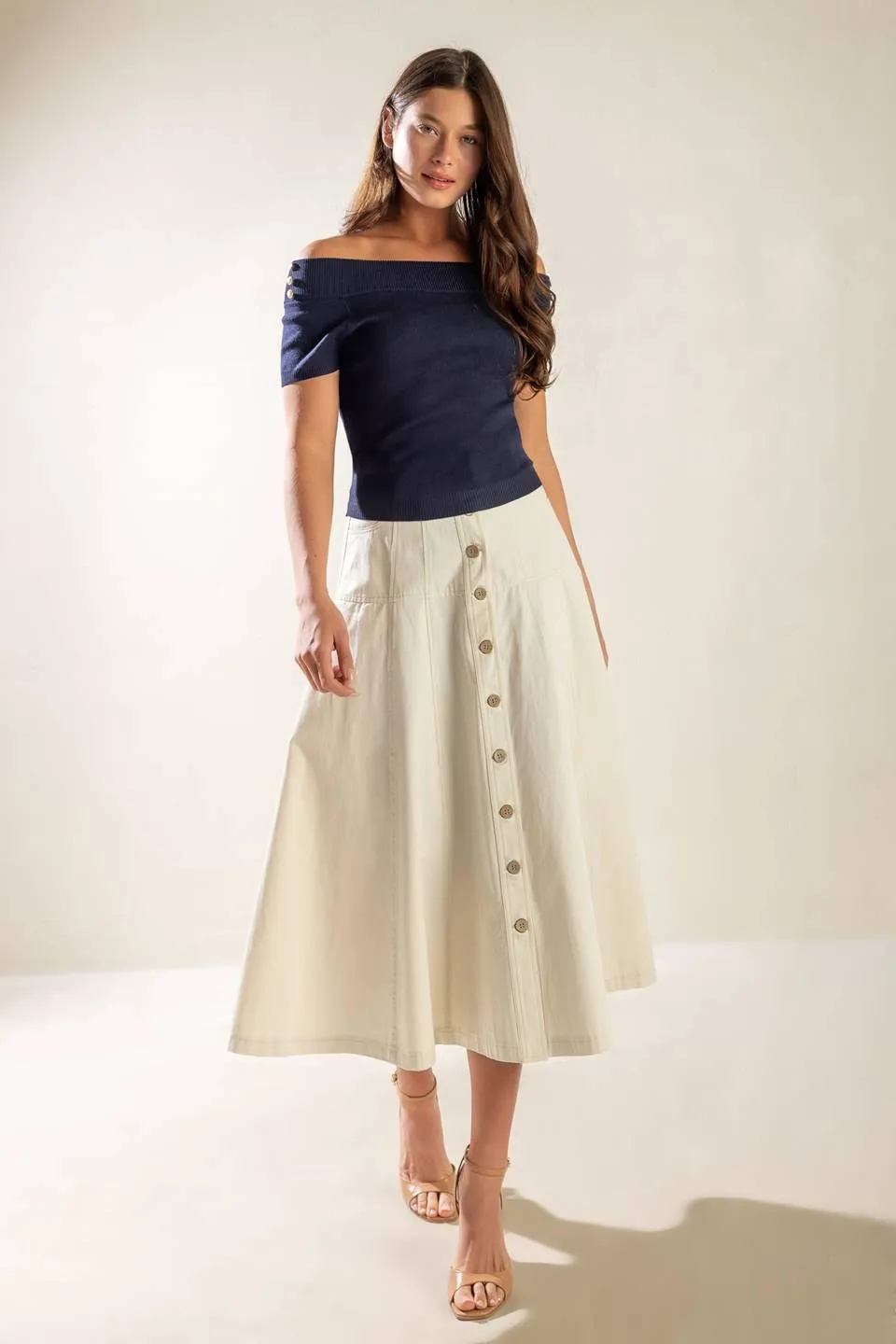 Time for Tea Off Shoulder Sweater Top sold by Zulily product image thumbnail 5