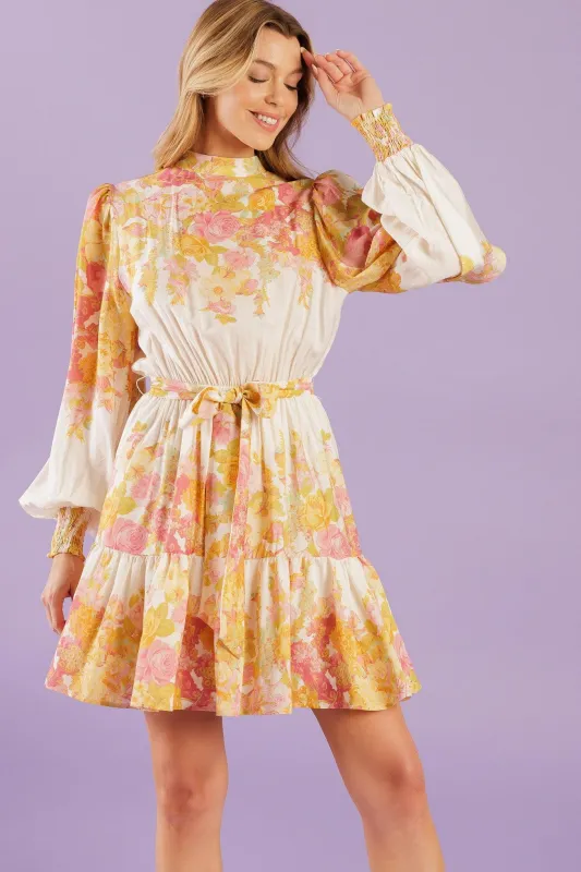 Go Get it Pink Woven Mini Dress made by Flying Tomato
