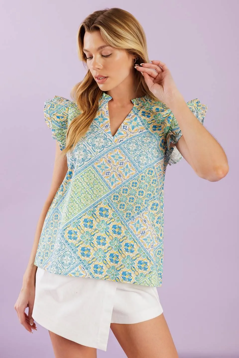 Know Me So Well Woven Top sold by Zulily product image thumbnail 3