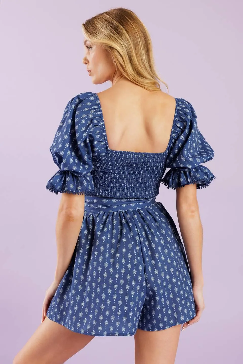 Stay on Your Mind Woven Romper sold by Zulily product image thumbnail 2