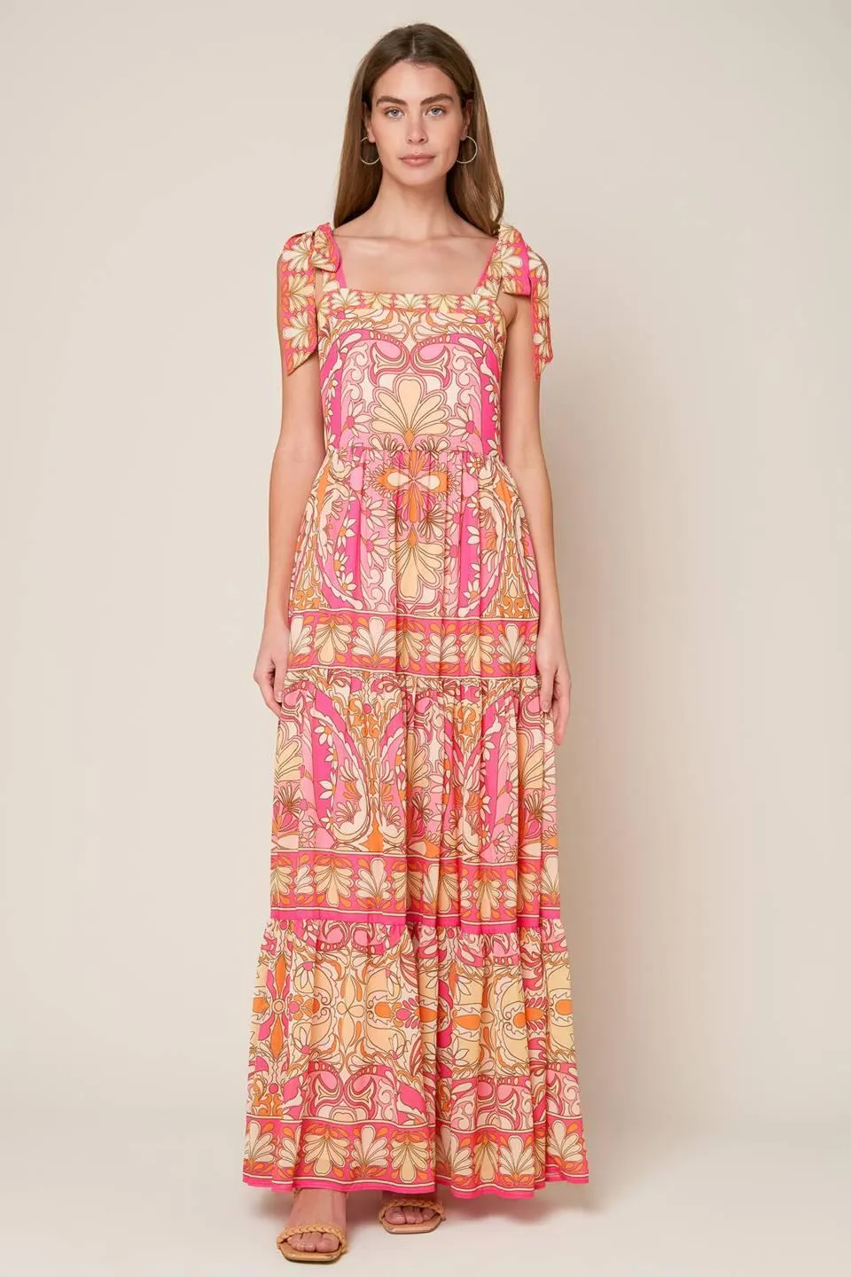 Impressive Flirt Blue Woven Maxi Dress sold by Zulily product image thumbnail 3