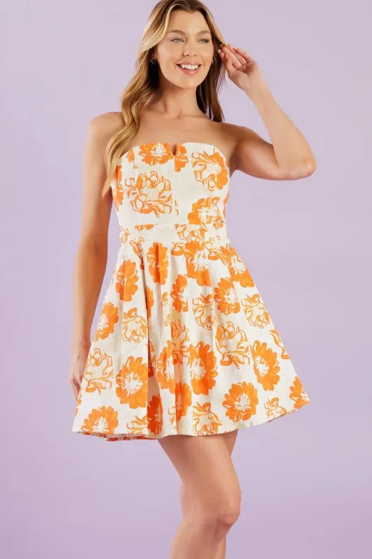 Love Me More Woven Mini Dress made by Flying Tomato
