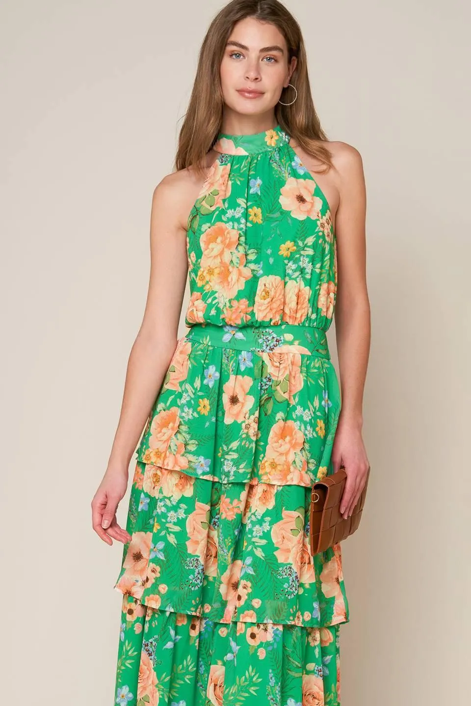 Porcelain Bloom Woven Maxi Dress sold by Zulily product image thumbnail 5
