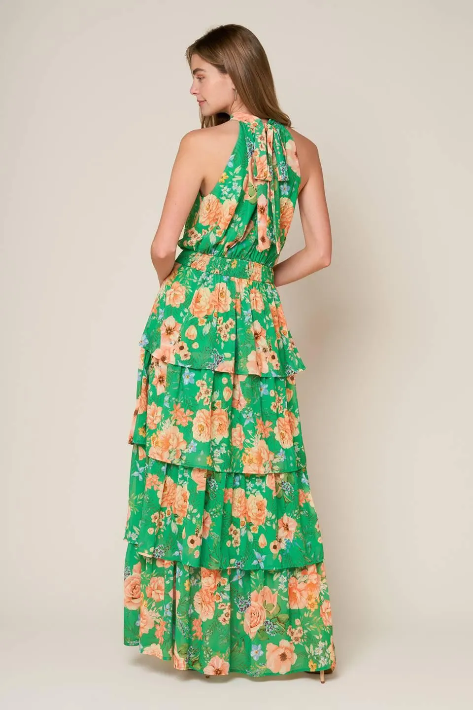 Porcelain Bloom Woven Maxi Dress sold by Zulily product image thumbnail 2