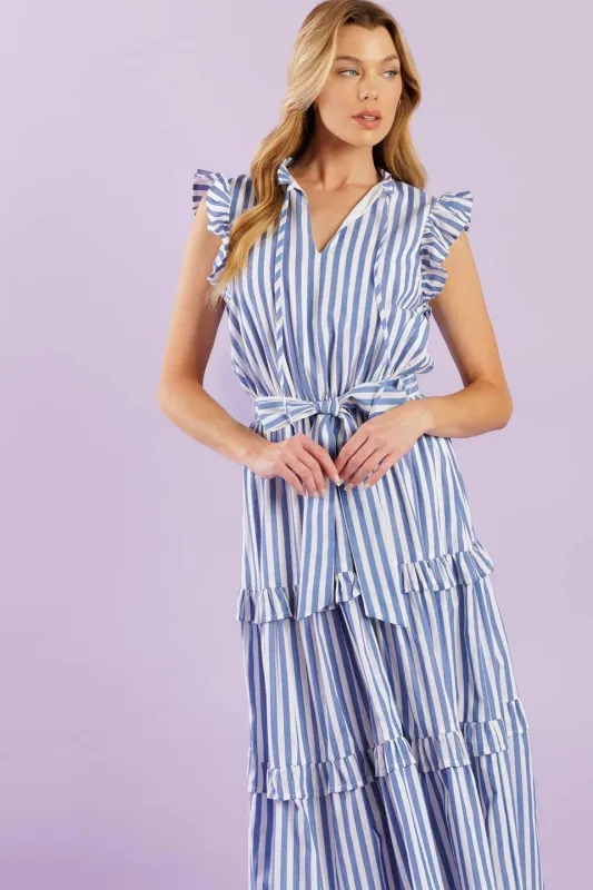 When Life Gives You Woven Midi Dress made by Flying Tomato