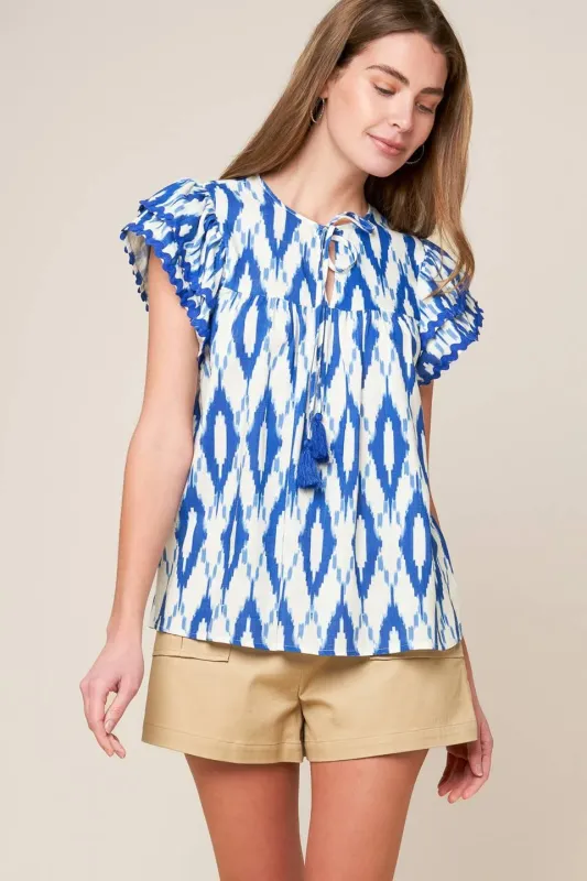 Effortless Selection Woven Top made by Flying Tomato