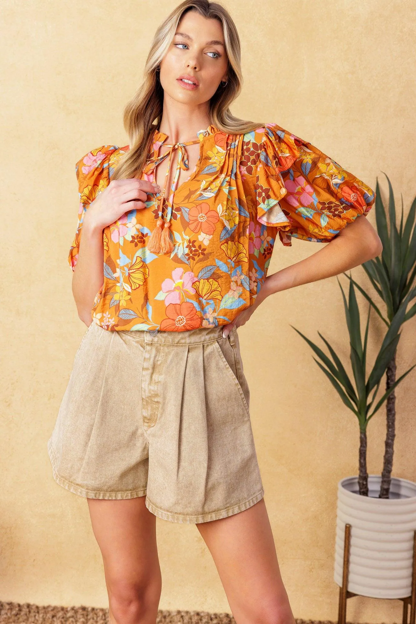Total Frill Woven Top sold by Zulily product image thumbnail 3