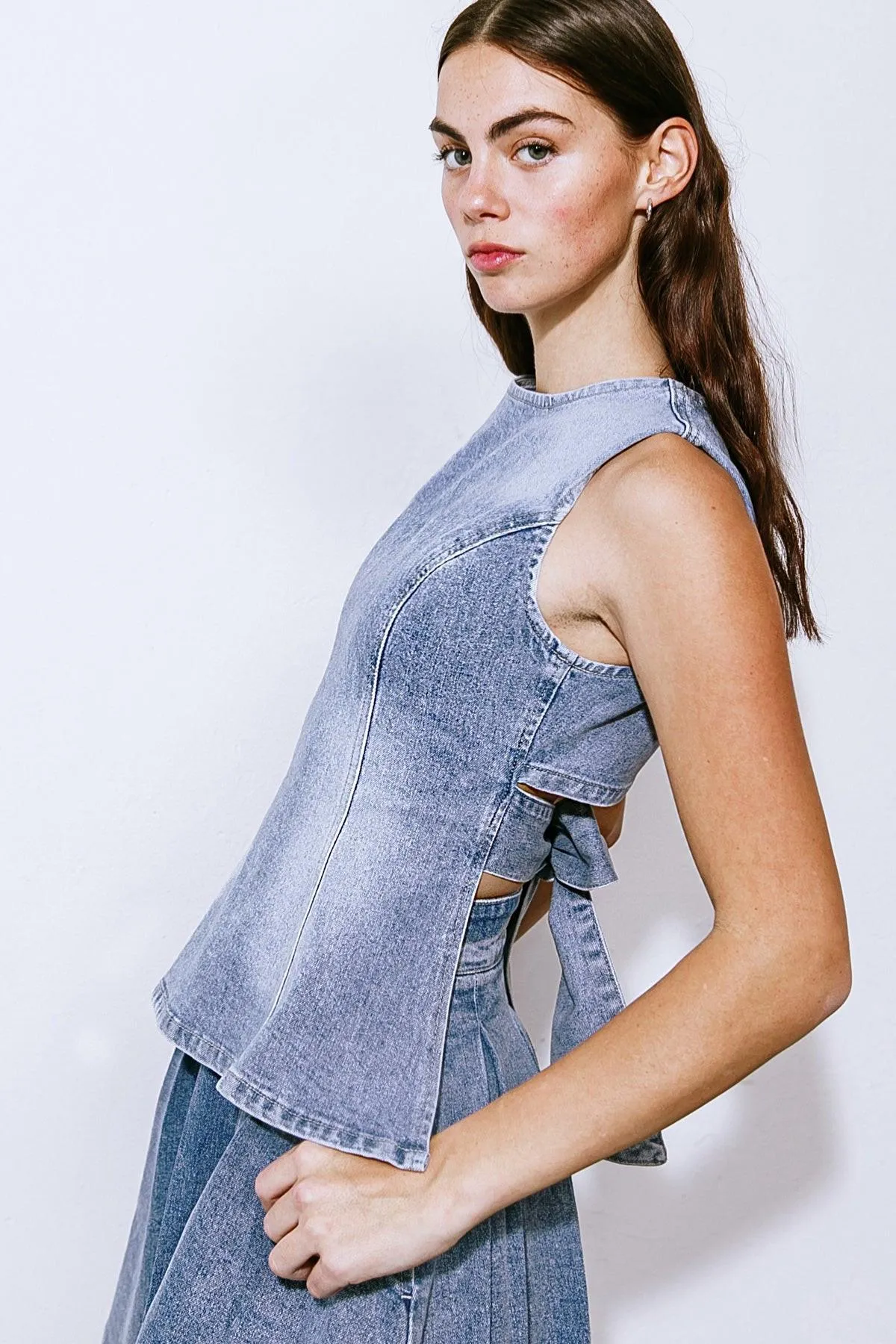 Be the Brightest Denim Top sold by Zulily product image thumbnail 5