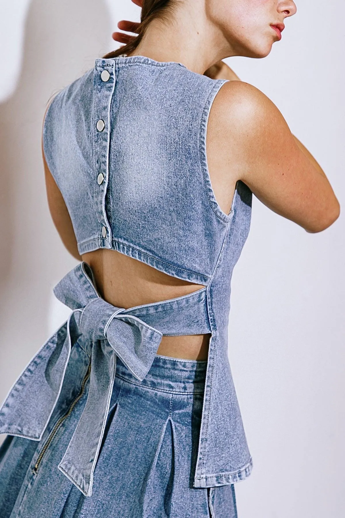 Be the Brightest Denim Top sold by Zulily product image thumbnail 2
