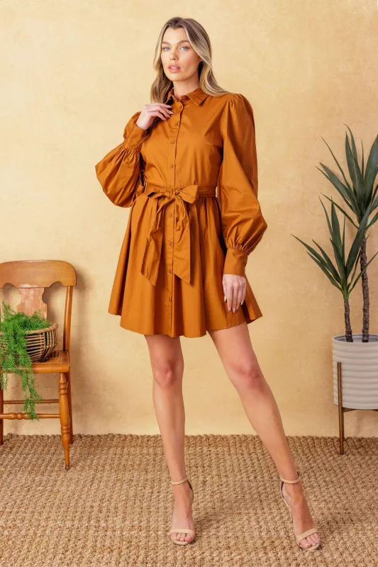 Eatons Neck Woven Mini Dress made by Flying Tomato