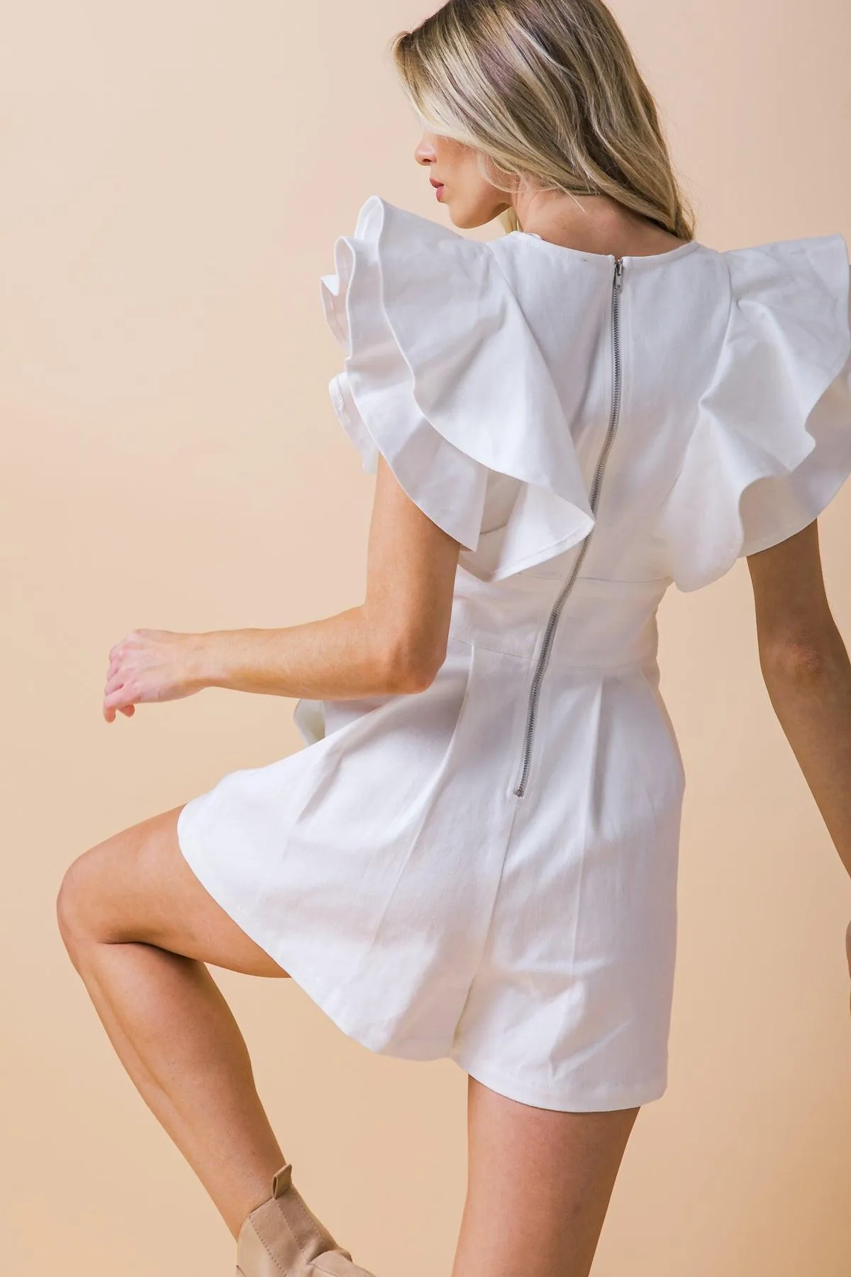 Chilly Moment Twill Romper sold by Zulily product image thumbnail 2