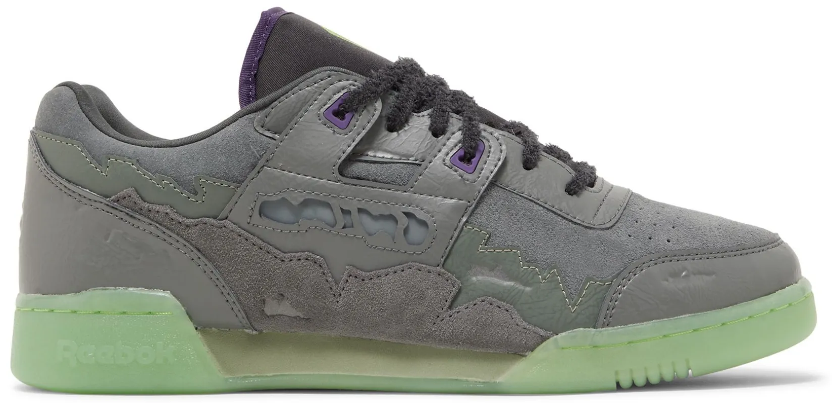 Reebok Men's Workout Plus Shoes - Essgry/Coal/Fregrn made by Reebok