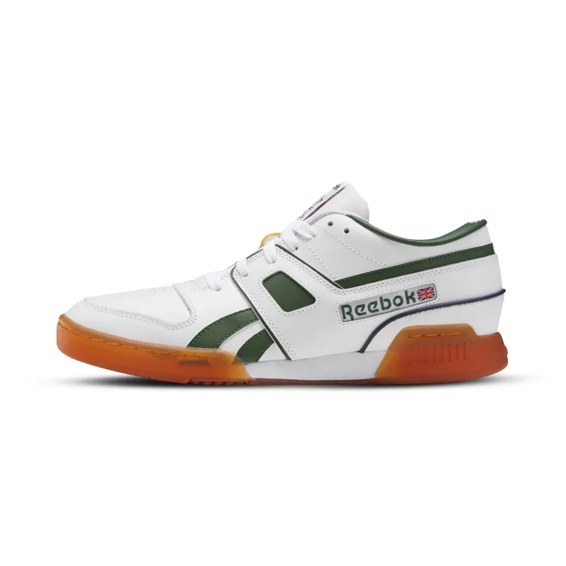 Reebok Men's Pro Workout Lo Mu Shoes - White/Utigrn/Vecnav made by Reebok