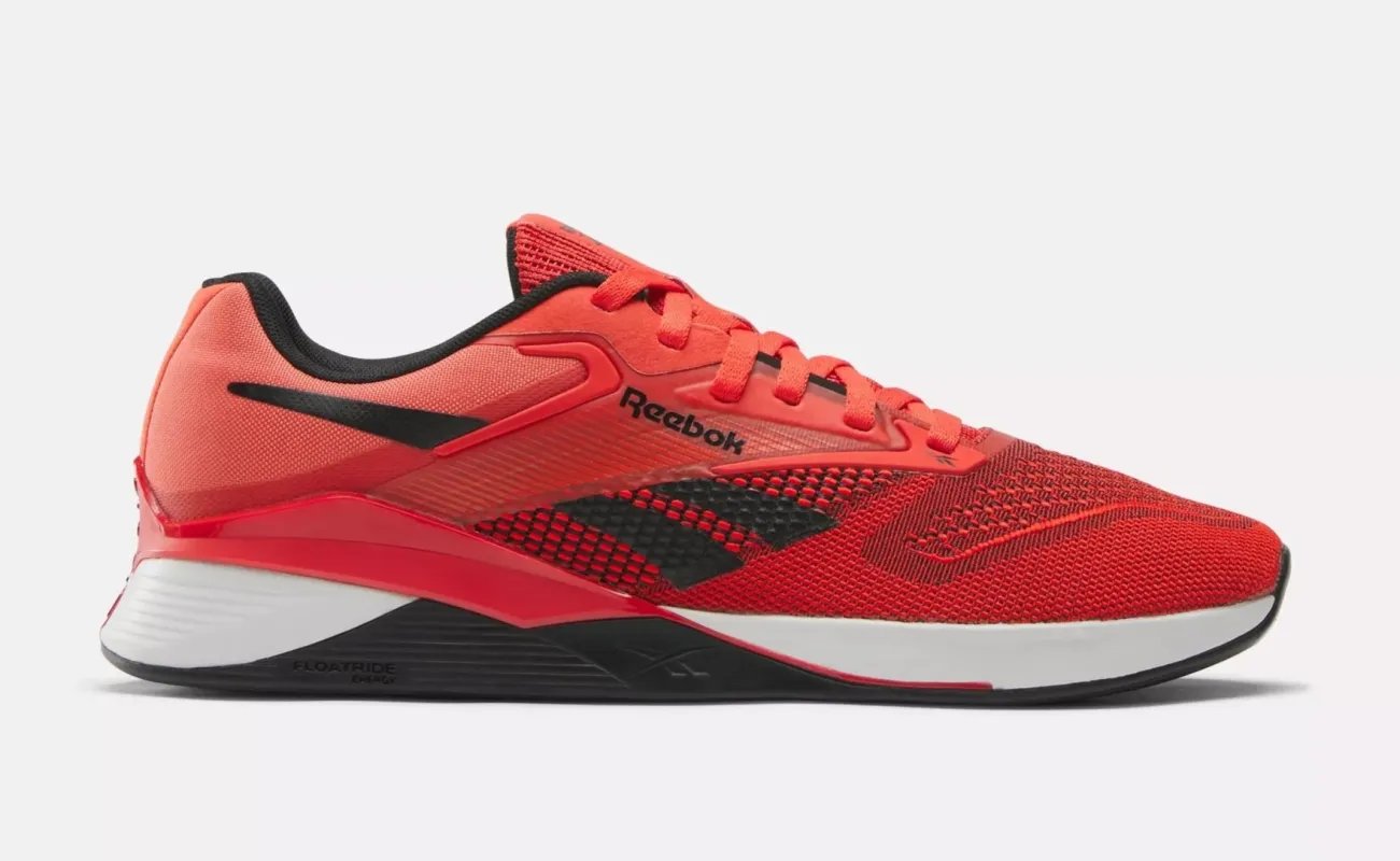 Reebok Men's Nano X4 Shoes - Dynred/Black/Purgry made by Reebok