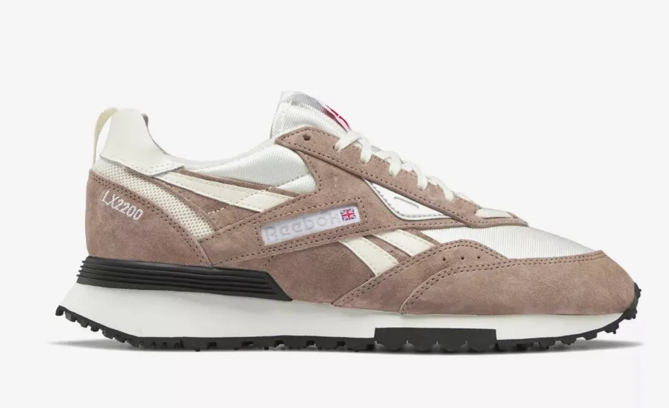 Reebok Men's Lx2200 Shoes - Taupe/Chalk/Cblack made by Reebok