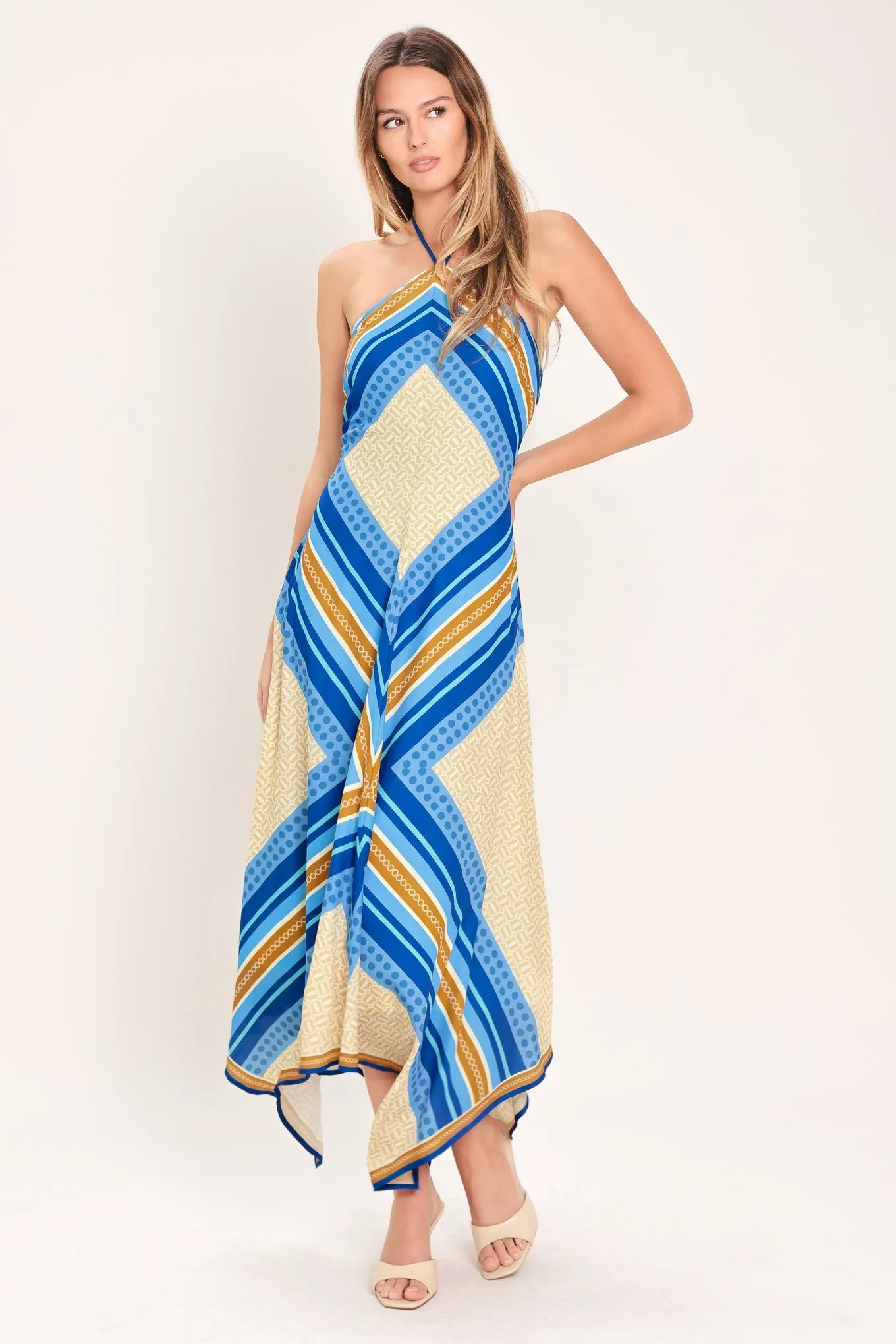 Paradise Code Woven Midi Dress sold by Zulily