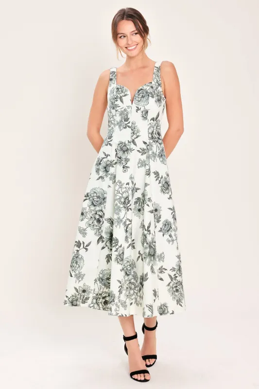 Forever Young Woven Midi Dress made by Flying Tomato