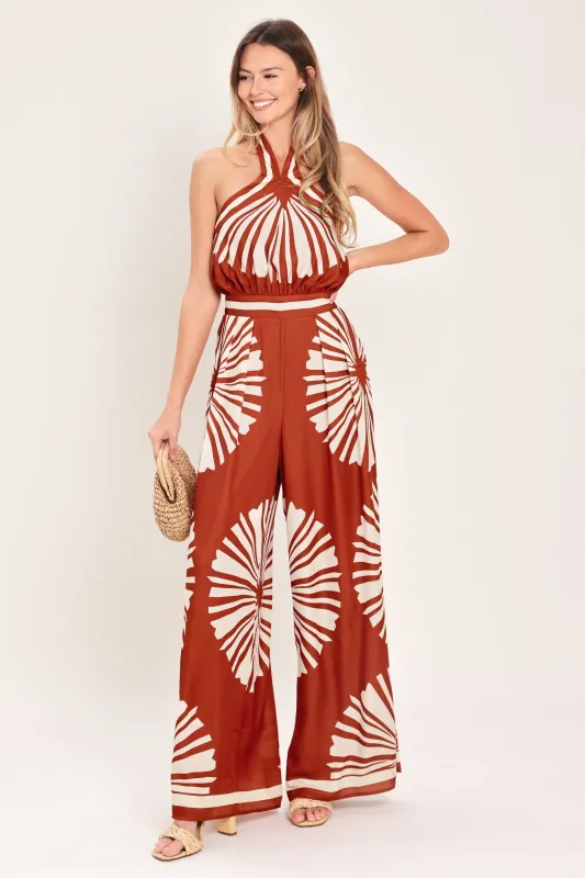 Summer Radiance Woven Jumpsuit made by Flying Tomato