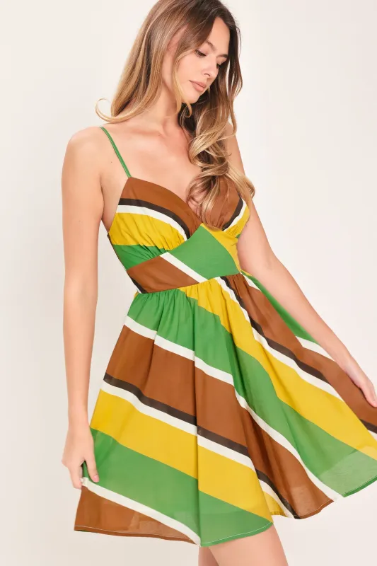 Summer Nights Woven Mini Dress made by Flying Tomato