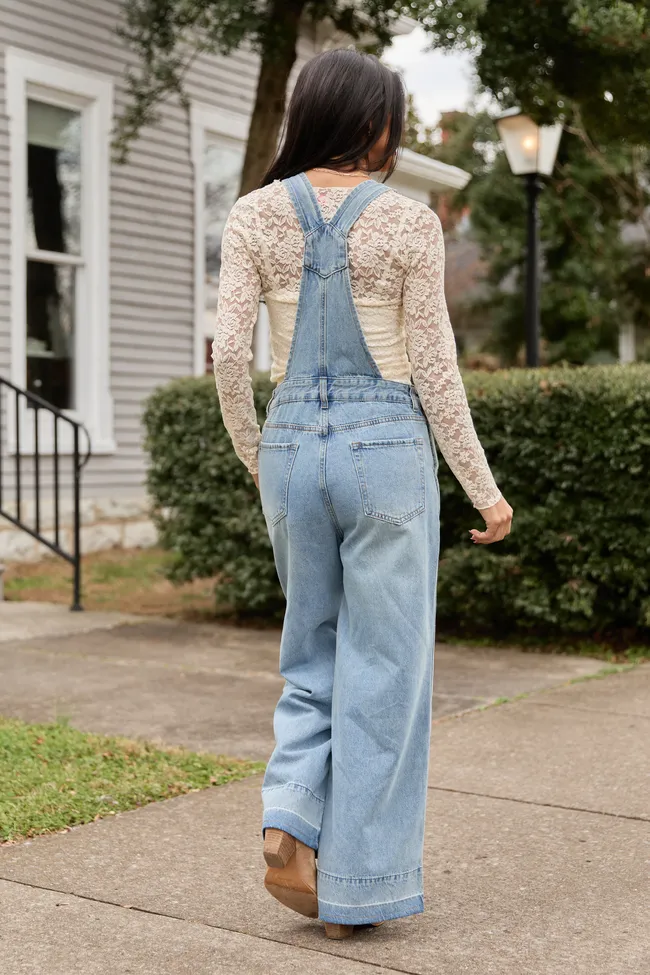 Nicole Medium Wash Overalls sold by Zulily product image thumbnail 4
