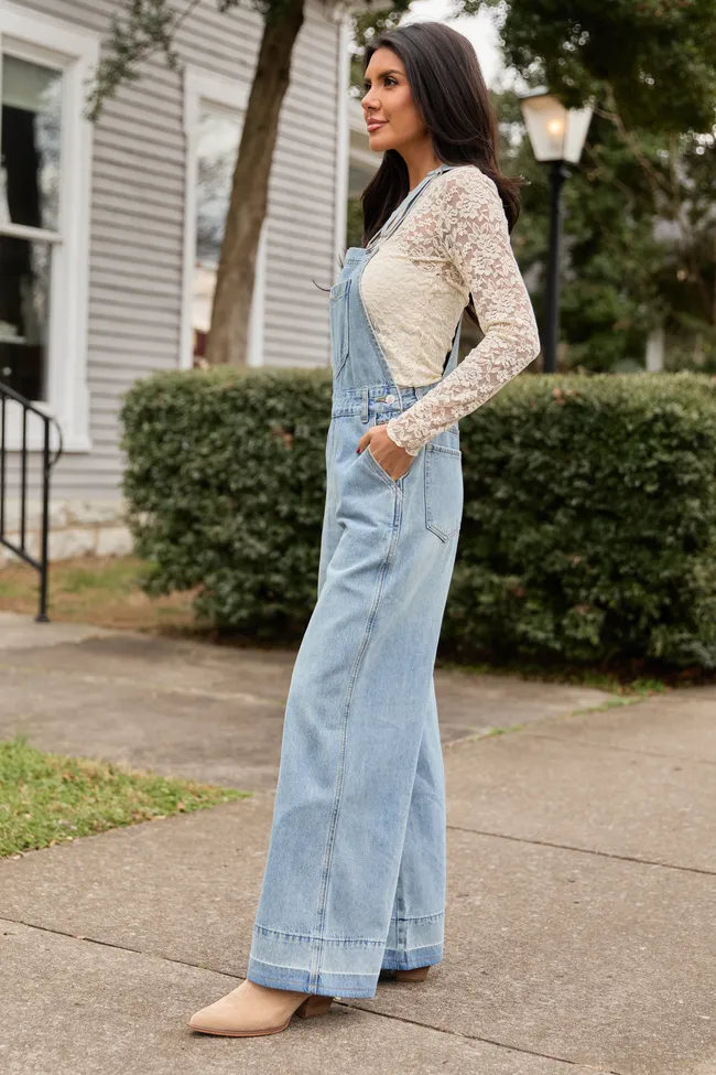 Nicole Medium Wash Overalls sold by Zulily product image thumbnail 3