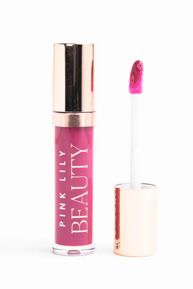 Pink Lily Beauty Blooming Gloss Tinted Lip Oil - Polished Plum sold by Zulily