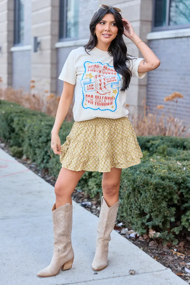 These Boots Are Made For Walkin' Ivory Graphic Tee sold by Zulily product image thumbnail 3