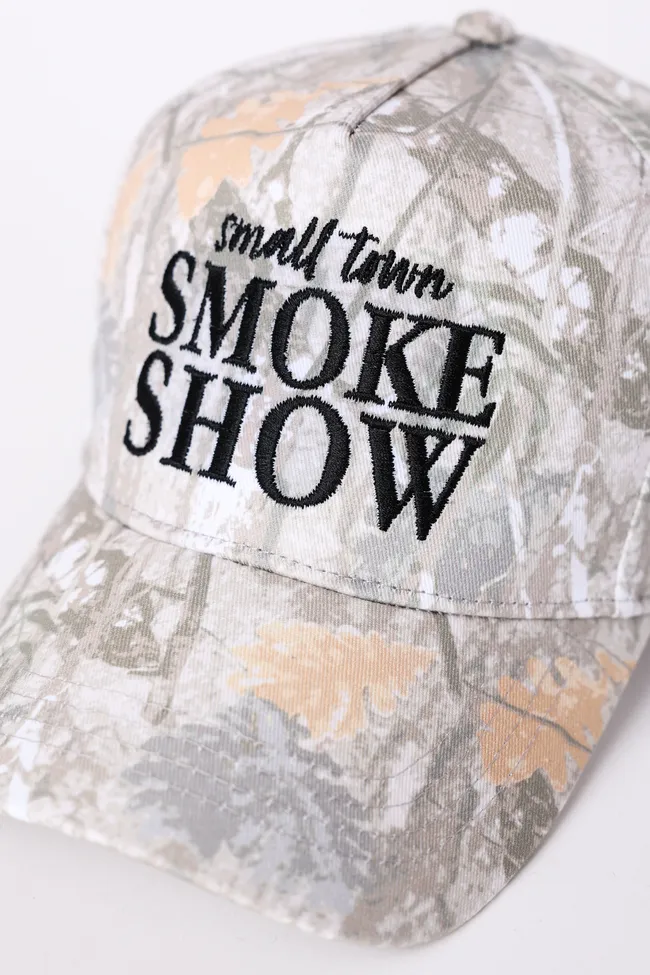 Small Town Smoke Show Camo Trucker Hat sold by Zulily product image thumbnail 5