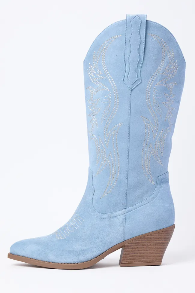 Jubilee Blue Cowboy Boots sold by Zulily product image thumbnail 2