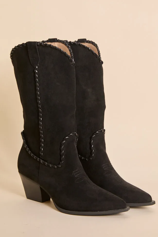 Tilley Black Whipstitch Cowboy Boots sold by Zulily product image thumbnail 5
