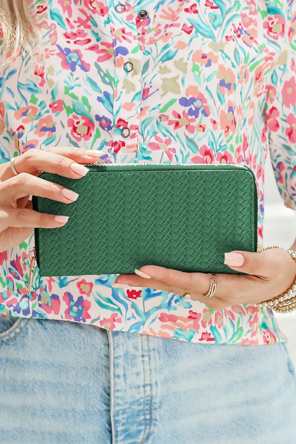 Threaded Pear Finley Zip around Long Wallet sold by Zulily product image thumbnail 3