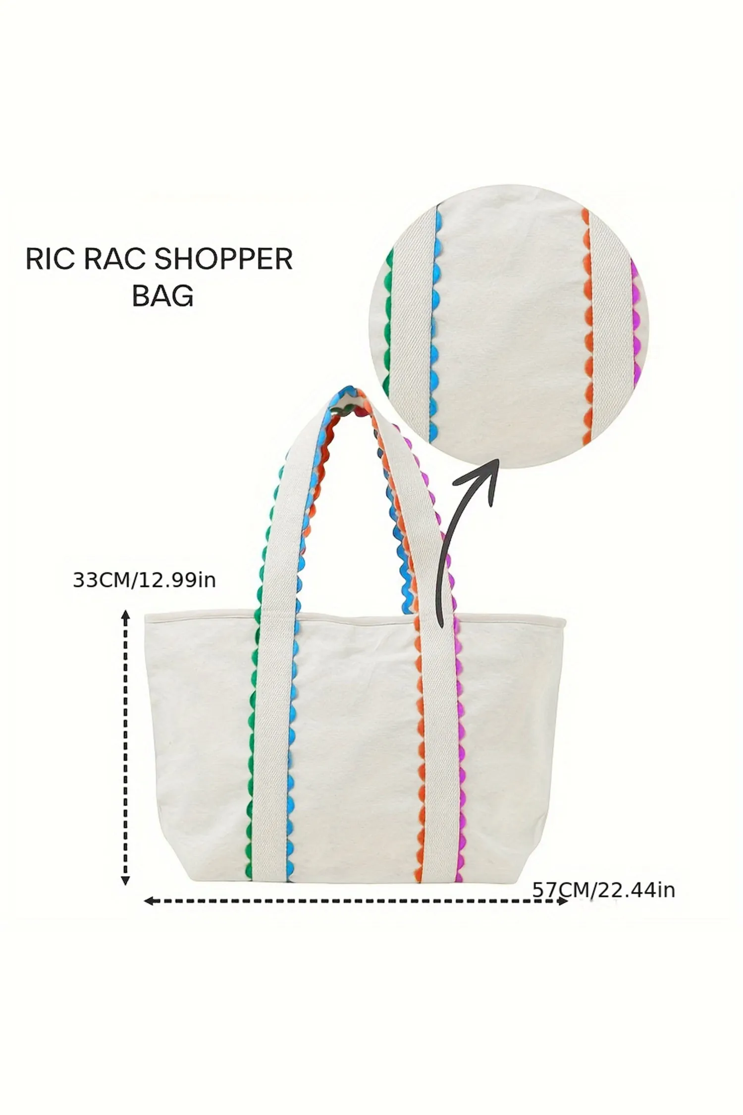 Threaded Pear Elianna Detail Canvas Tote Bag sold by Zulily product image thumbnail 3