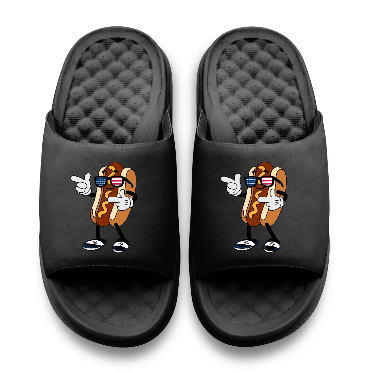 USA Hot Dog Motive Slide Sandals sold by Zulily product image thumbnail 2