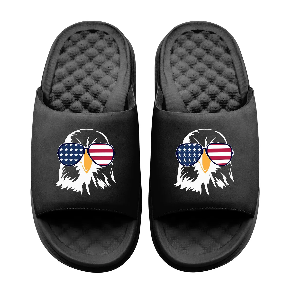 Bald Eagle Sunglasses Motive Slide Sandals sold by Zulily product image thumbnail 2