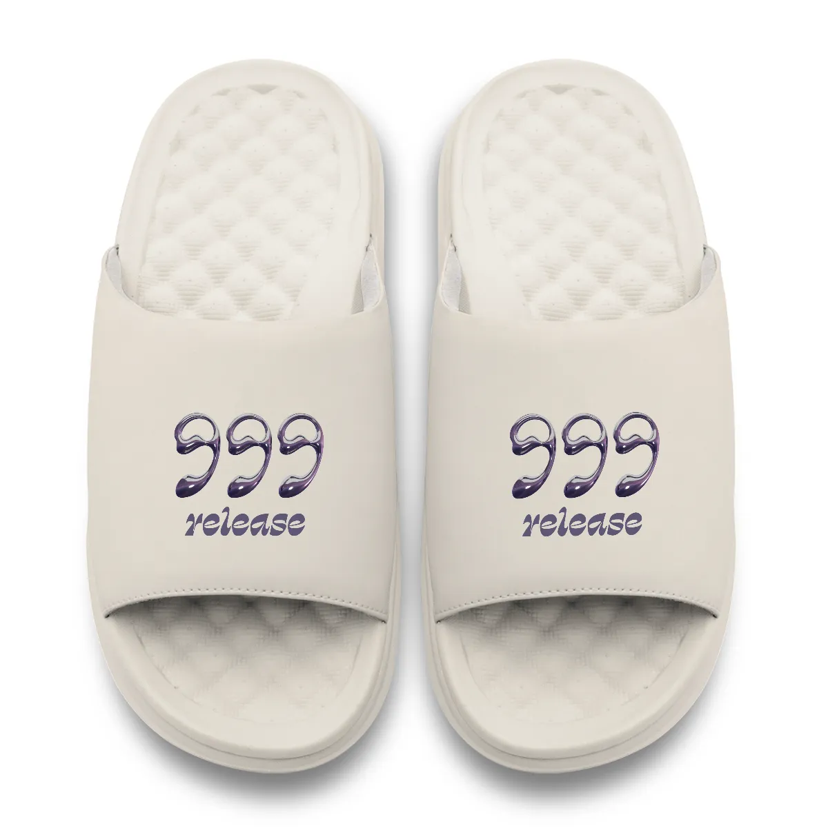999 Angel Number Motive Slide Sandals sold by Zulily product image thumbnail 4