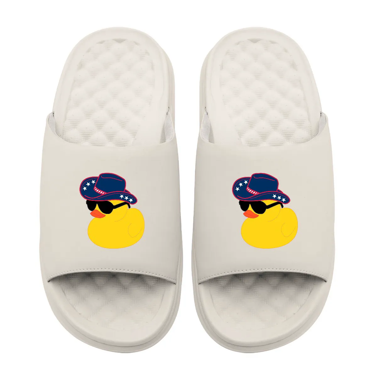 Rubber Duck Cowboy Motive Slide Sandals sold by Zulily product image thumbnail 5