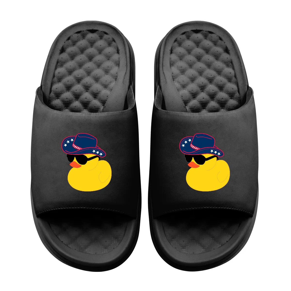 Rubber Duck Cowboy Motive Slide Sandals sold by Zulily product image thumbnail 2