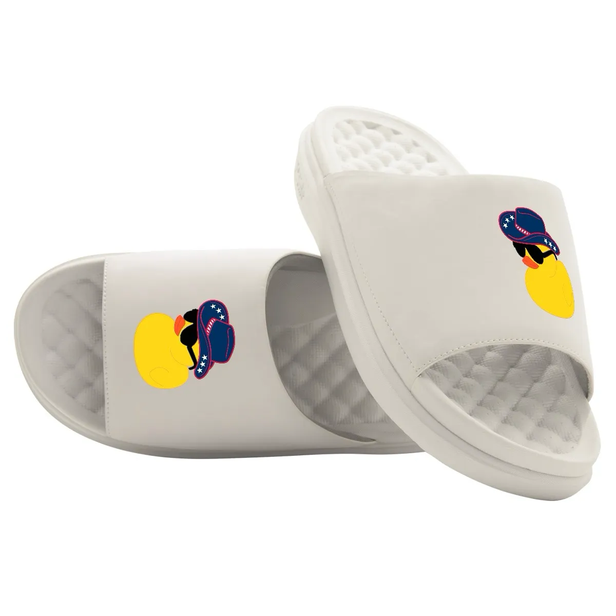 Rubber Duck Cowboy Motive Slide Sandals sold by Zulily product image thumbnail 4