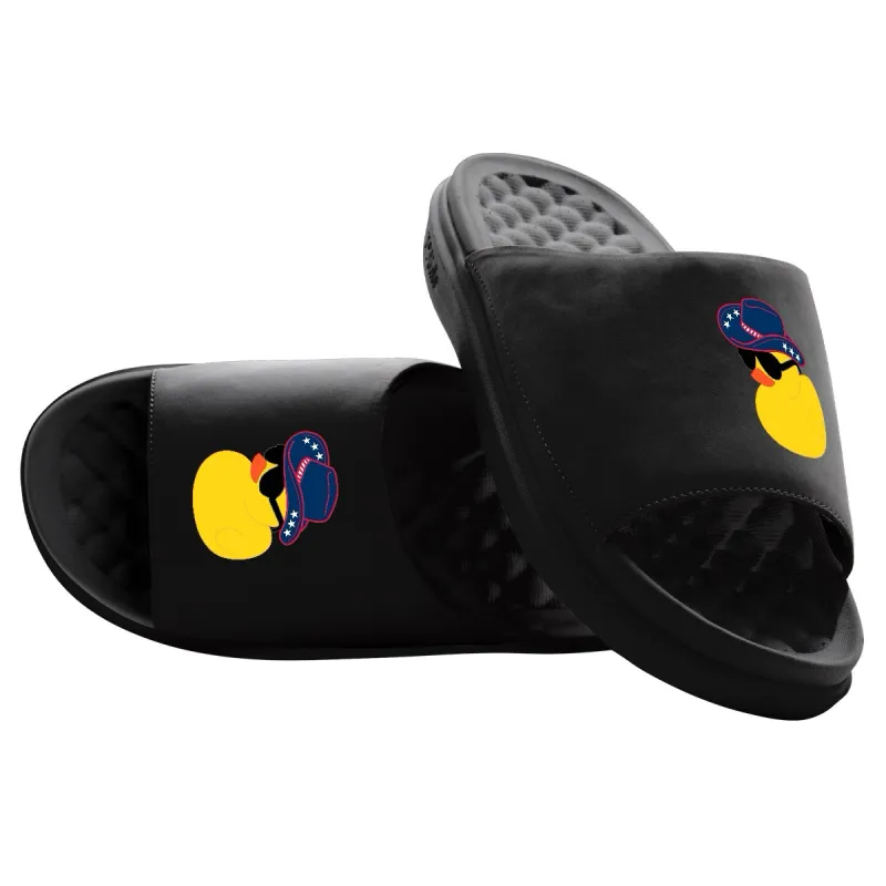 Rubber Duck Cowboy Motive Slide Sandals made by Zulily